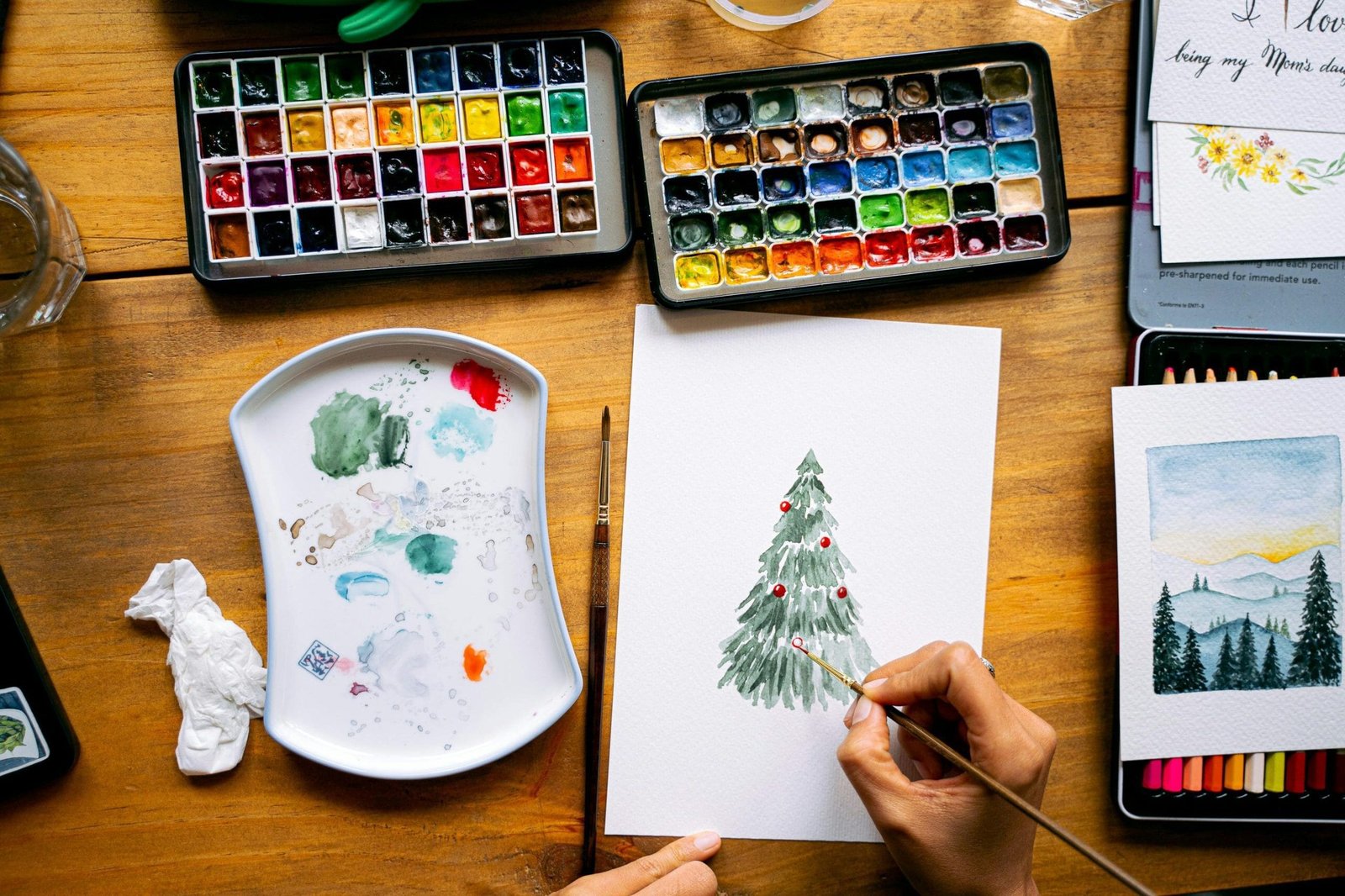 Watercolor Christmas Tree: A Beautiful Art Tutorial