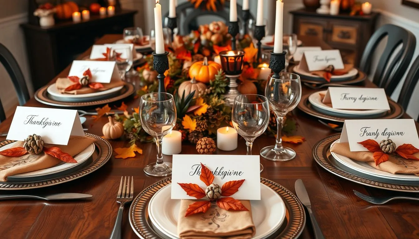 How to Make Thanksgiving DIY Place Settings with Cricut