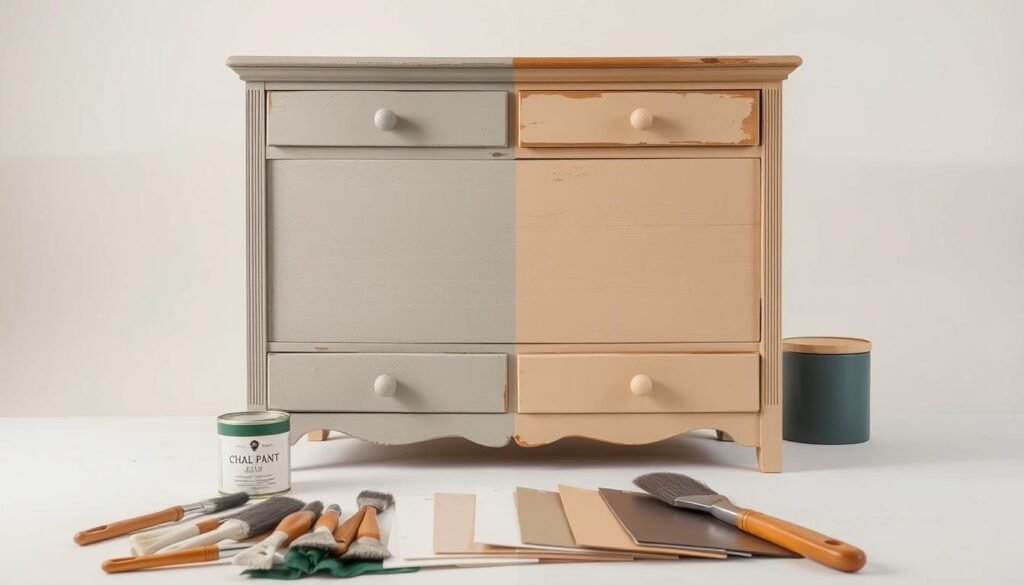 Chalk Paint vs Acrylic Paint for Upcycling Furniture