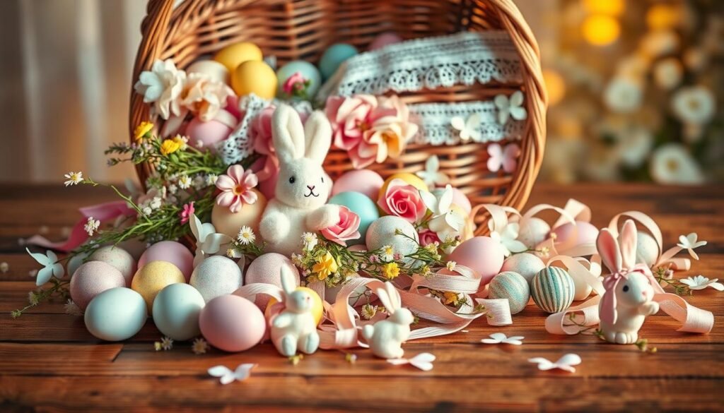 Easter Basket Decorative Elements