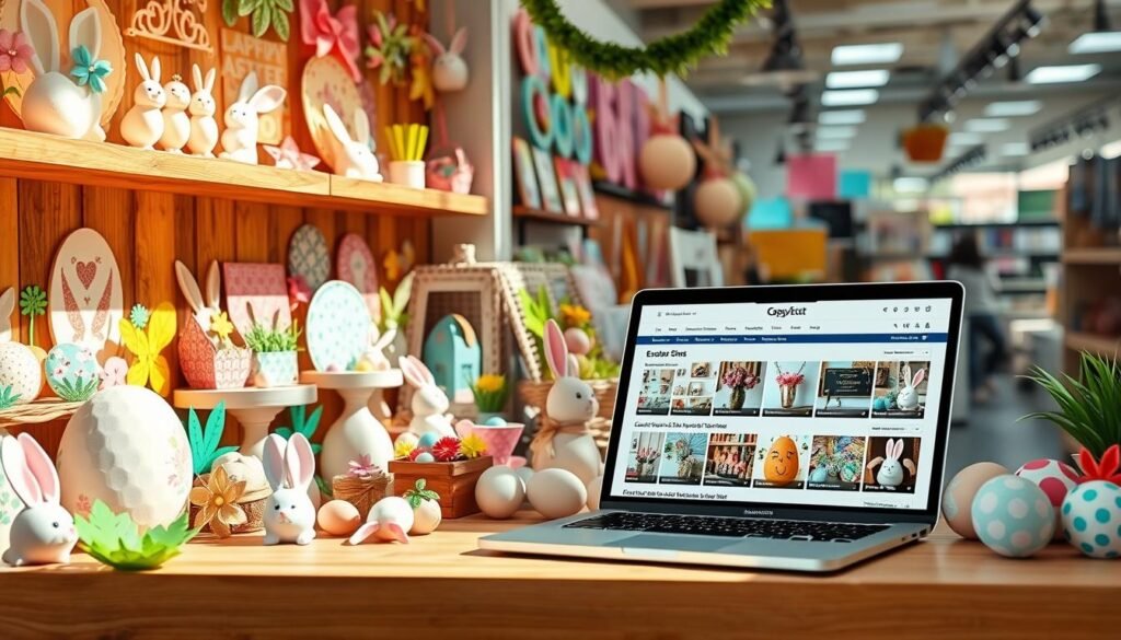 Easter Cricut crafts marketing on Etsy