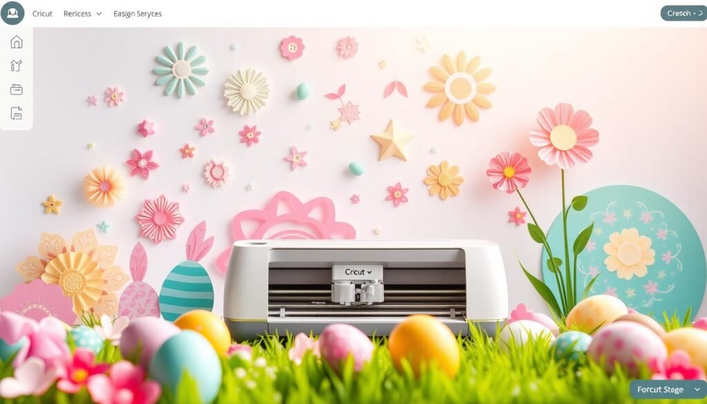 Easter crafts design in Cricut Design Space